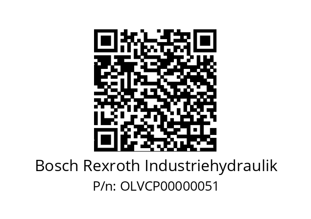   Bosch Rexroth Industriehydraulik OLVCP00000051