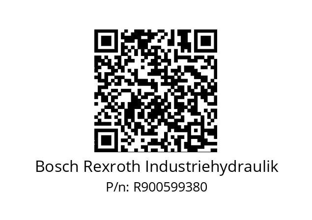   Bosch Rexroth Industriehydraulik R900599380