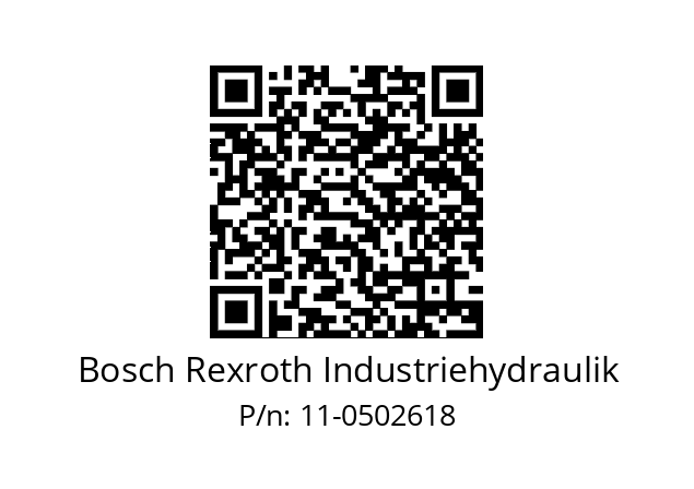   Bosch Rexroth Industriehydraulik 11-0502618