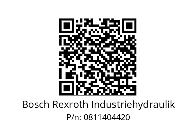   Bosch Rexroth Industriehydraulik 0811404420