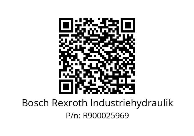   Bosch Rexroth Industriehydraulik R900025969