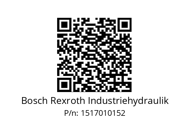   Bosch Rexroth Industriehydraulik 1517010152