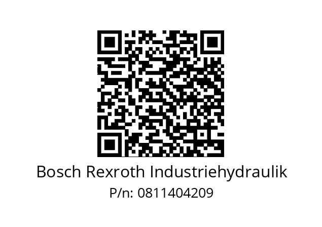   Bosch Rexroth Industriehydraulik 0811404209