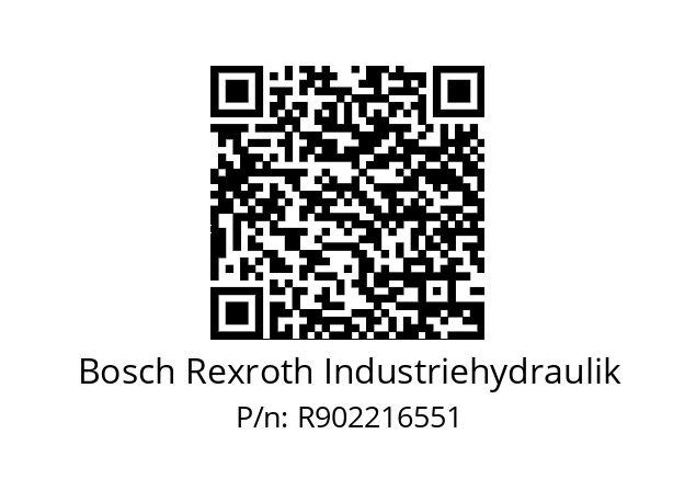   Bosch Rexroth Industriehydraulik R902216551