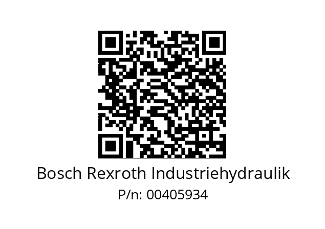   Bosch Rexroth Industriehydraulik 00405934