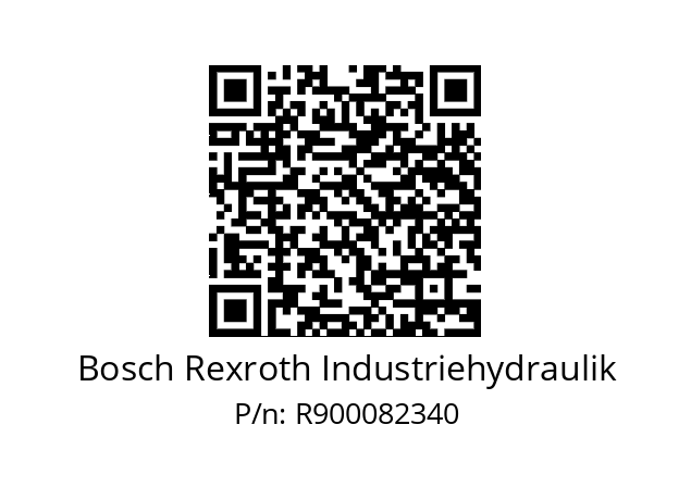   Bosch Rexroth Industriehydraulik R900082340