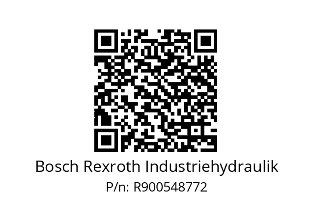   Bosch Rexroth Industriehydraulik R900548772