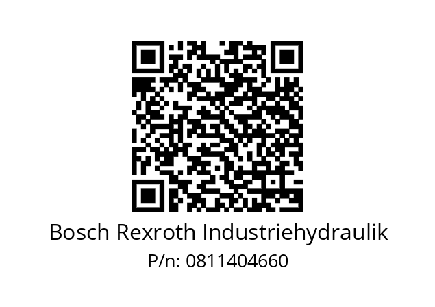   Bosch Rexroth Industriehydraulik 0811404660