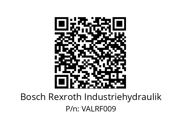   Bosch Rexroth Industriehydraulik VALRF009