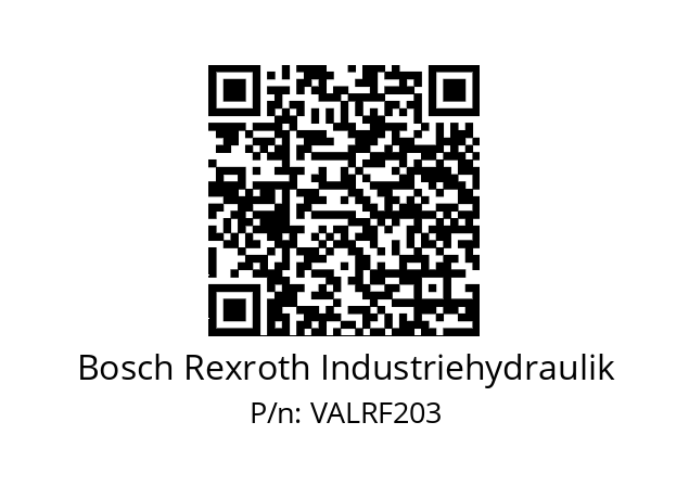   Bosch Rexroth Industriehydraulik VALRF203