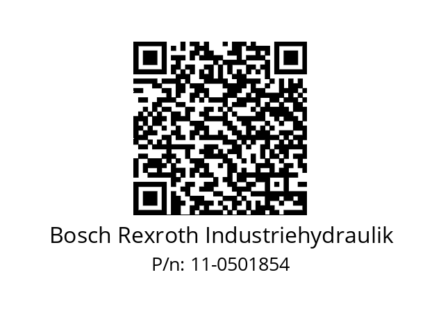   Bosch Rexroth Industriehydraulik 11-0501854