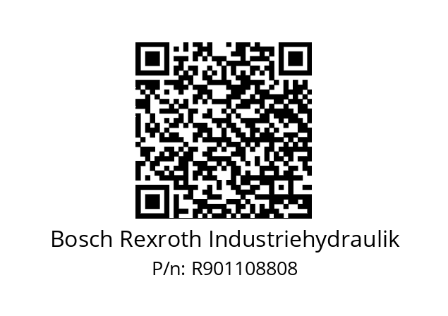   Bosch Rexroth Industriehydraulik R901108808