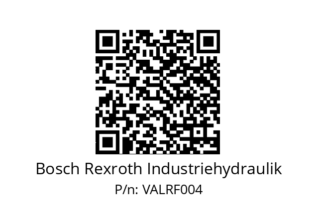   Bosch Rexroth Industriehydraulik VALRF004