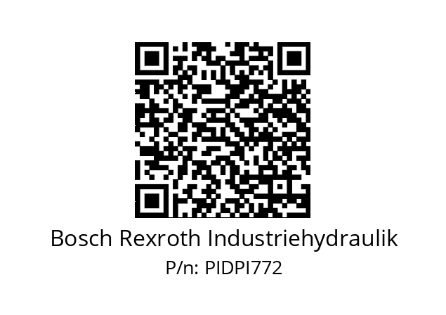   Bosch Rexroth Industriehydraulik PIDPI772