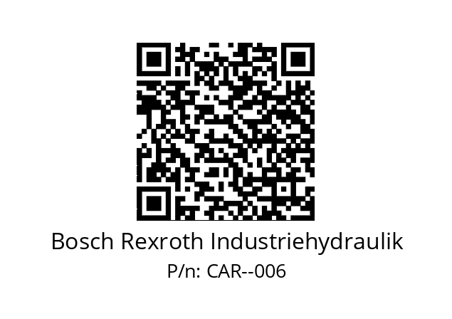   Bosch Rexroth Industriehydraulik CAR--006