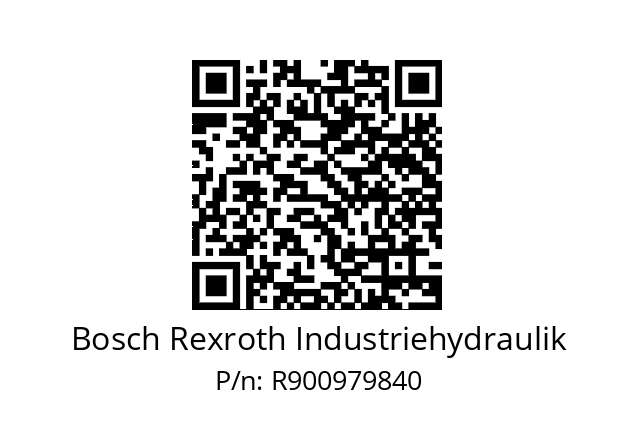   Bosch Rexroth Industriehydraulik R900979840