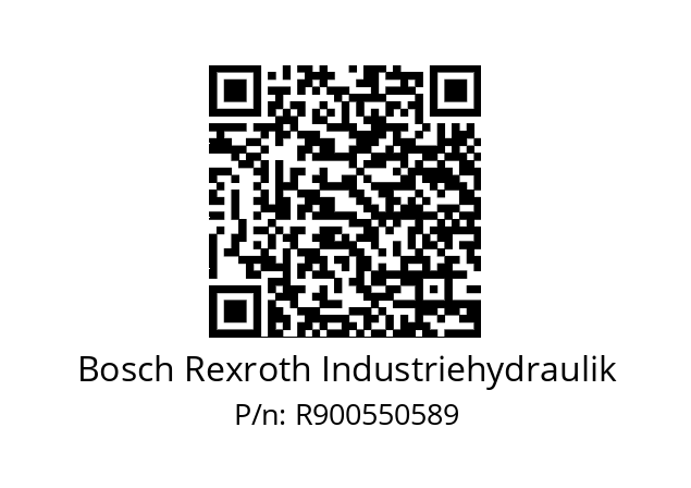   Bosch Rexroth Industriehydraulik R900550589