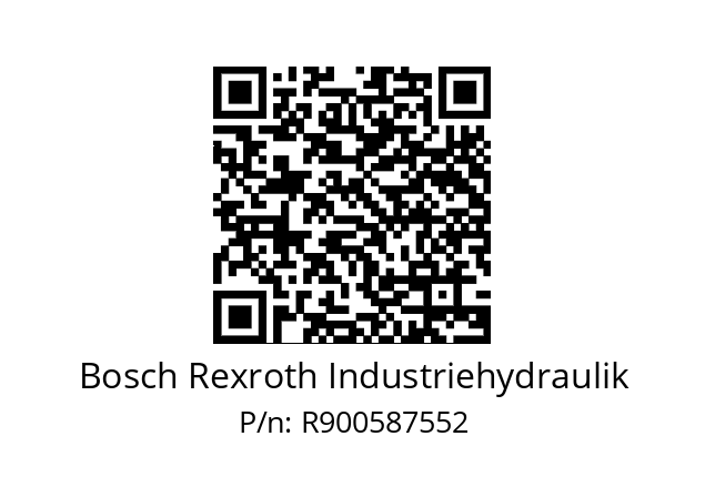   Bosch Rexroth Industriehydraulik R900587552