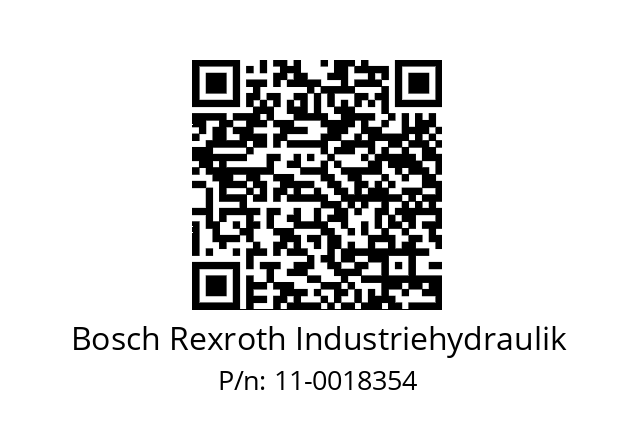   Bosch Rexroth Industriehydraulik 11-0018354