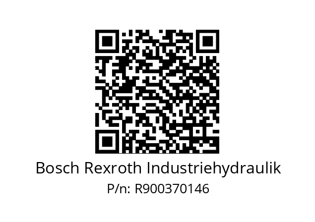   Bosch Rexroth Industriehydraulik R900370146