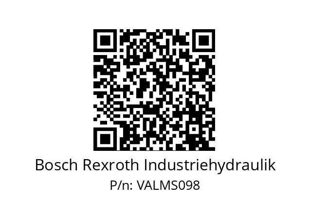   Bosch Rexroth Industriehydraulik VALMS098