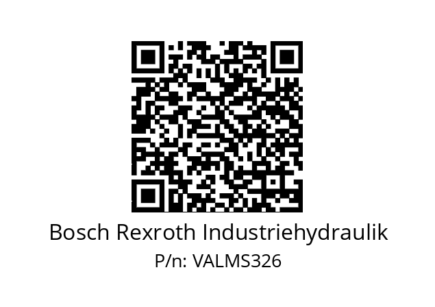   Bosch Rexroth Industriehydraulik VALMS326