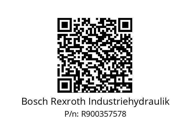   Bosch Rexroth Industriehydraulik R900357578