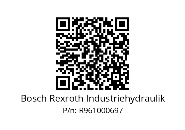   Bosch Rexroth Industriehydraulik R961000697