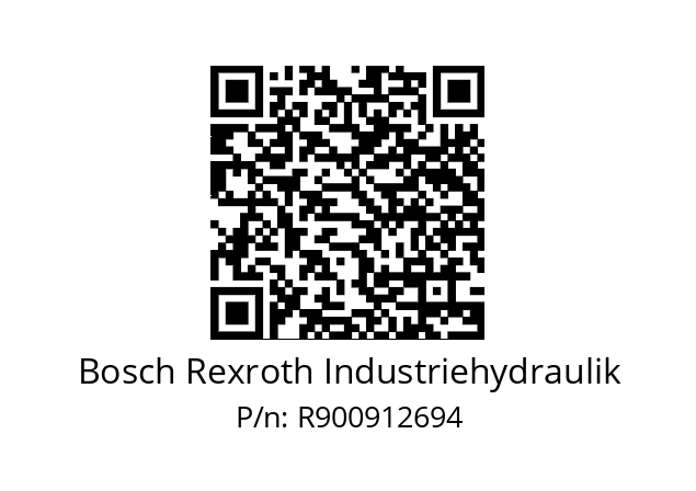   Bosch Rexroth Industriehydraulik R900912694