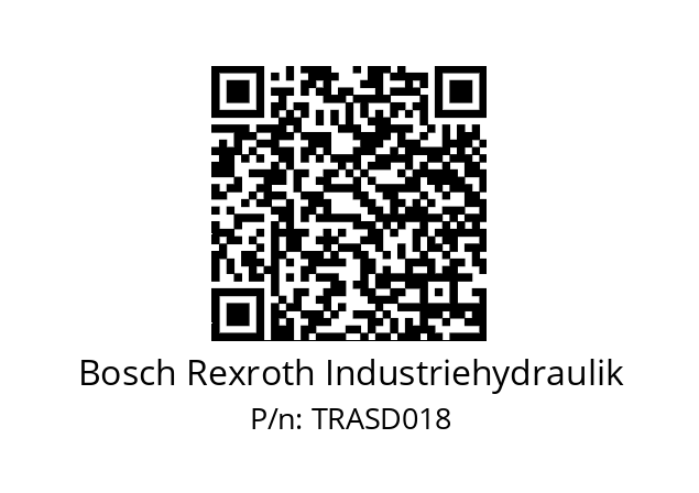   Bosch Rexroth Industriehydraulik TRASD018