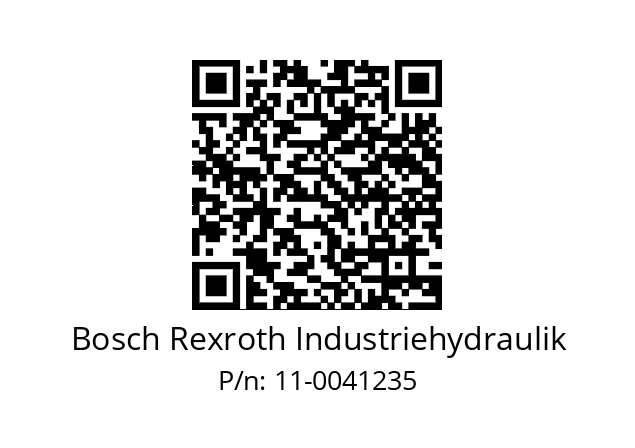   Bosch Rexroth Industriehydraulik 11-0041235