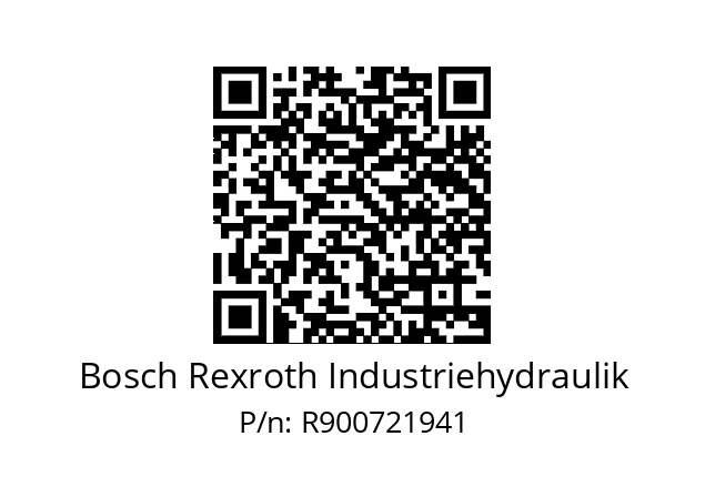   Bosch Rexroth Industriehydraulik R900721941