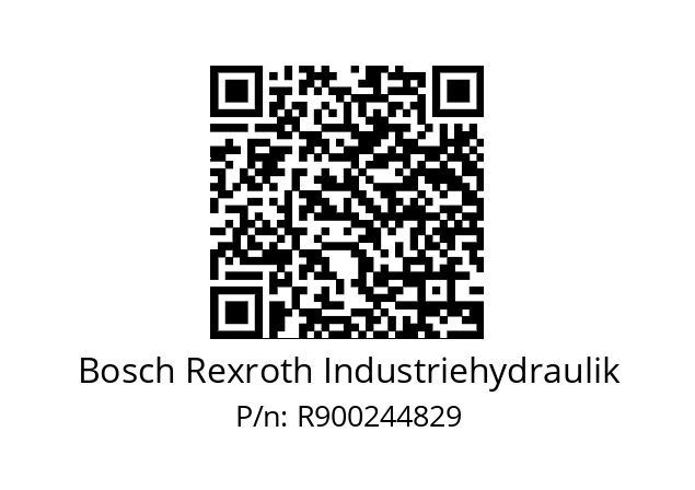   Bosch Rexroth Industriehydraulik R900244829