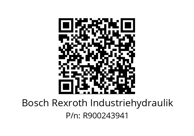   Bosch Rexroth Industriehydraulik R900243941