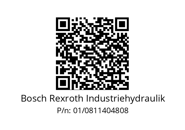   Bosch Rexroth Industriehydraulik 01/0811404808