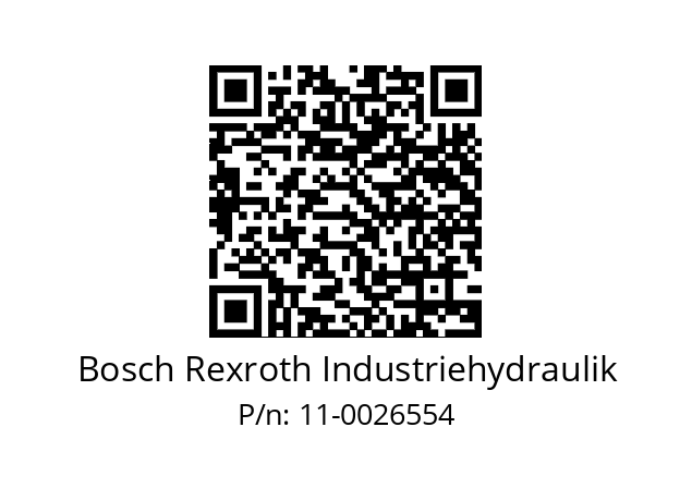   Bosch Rexroth Industriehydraulik 11-0026554