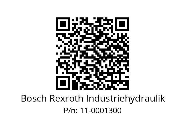   Bosch Rexroth Industriehydraulik 11-0001300