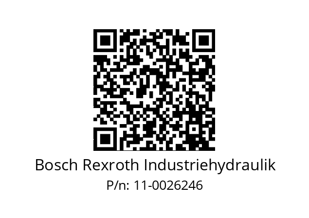   Bosch Rexroth Industriehydraulik 11-0026246