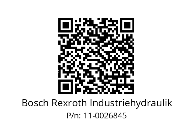   Bosch Rexroth Industriehydraulik 11-0026845