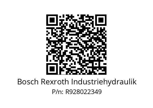   Bosch Rexroth Industriehydraulik R928022349