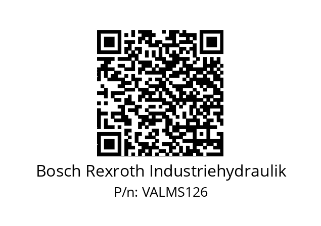   Bosch Rexroth Industriehydraulik VALMS126