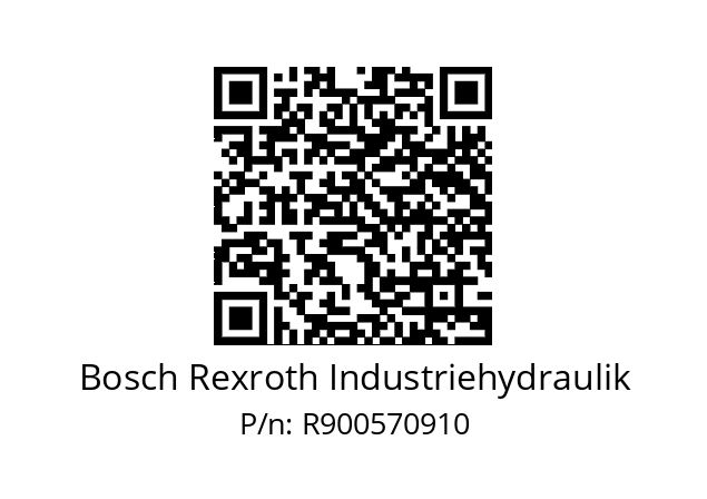   Bosch Rexroth Industriehydraulik R900570910