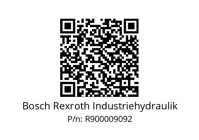   Bosch Rexroth Industriehydraulik R900009092