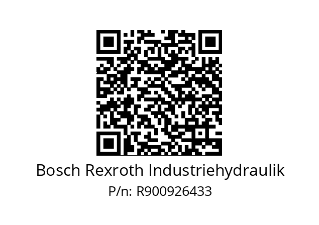   Bosch Rexroth Industriehydraulik R900926433