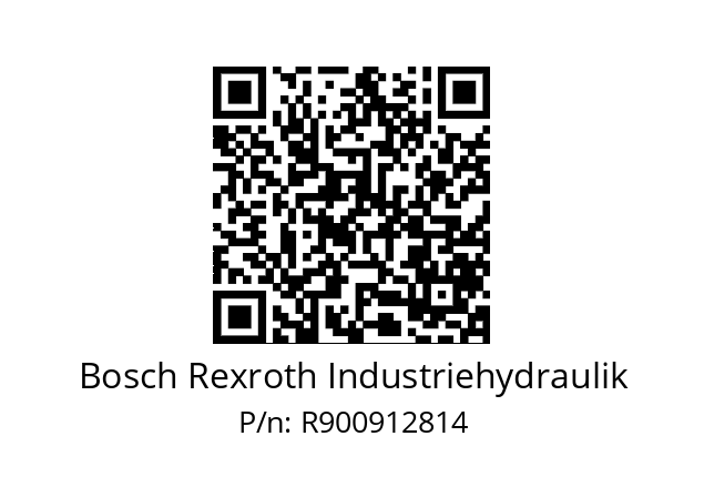   Bosch Rexroth Industriehydraulik R900912814