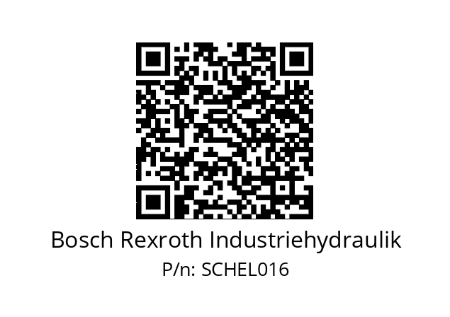   Bosch Rexroth Industriehydraulik SCHEL016