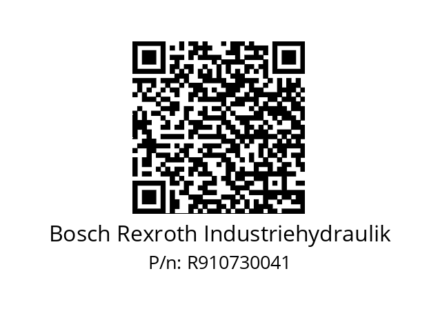   Bosch Rexroth Industriehydraulik R910730041