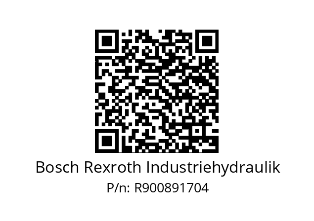   Bosch Rexroth Industriehydraulik R900891704