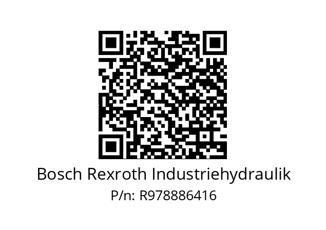   Bosch Rexroth Industriehydraulik R978886416