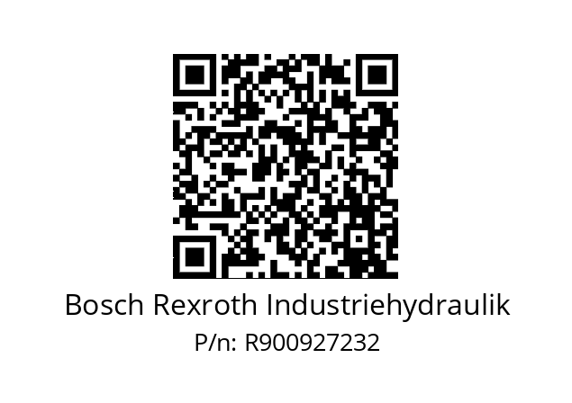   Bosch Rexroth Industriehydraulik R900927232